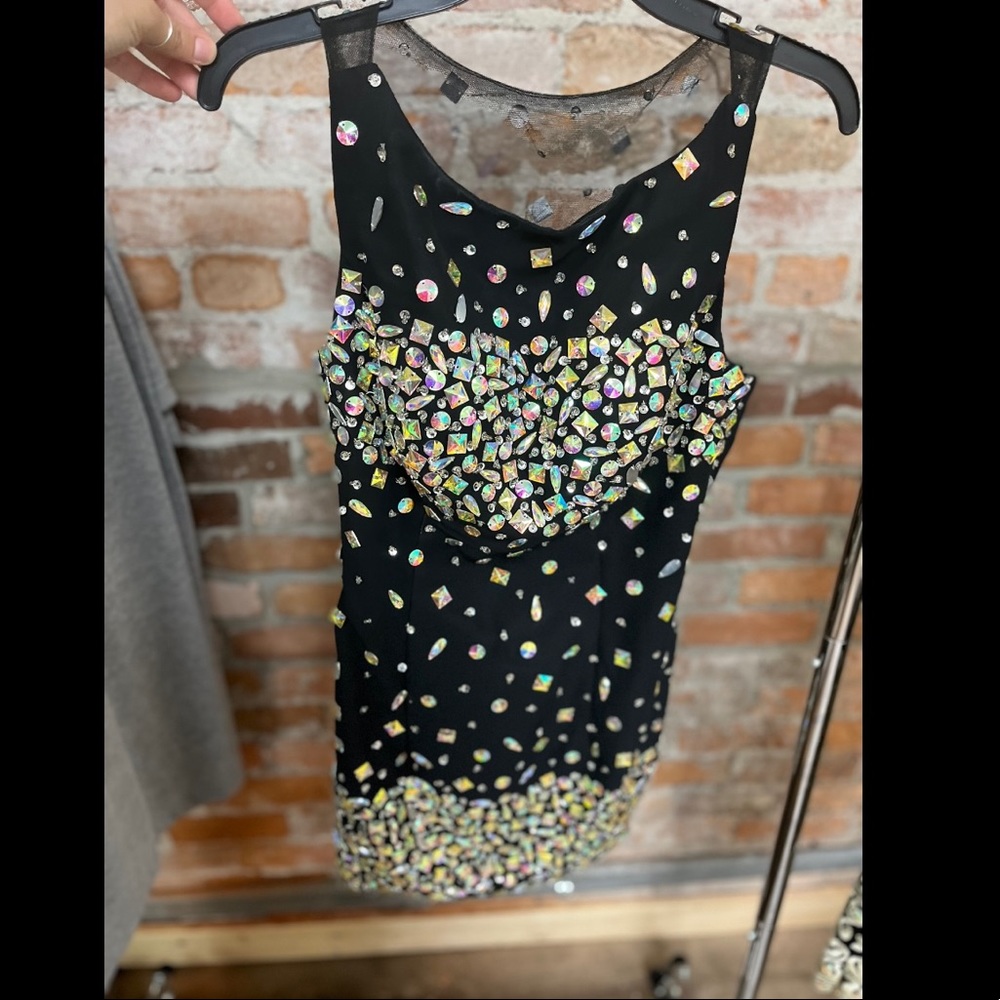 Black homecoming/prom dress